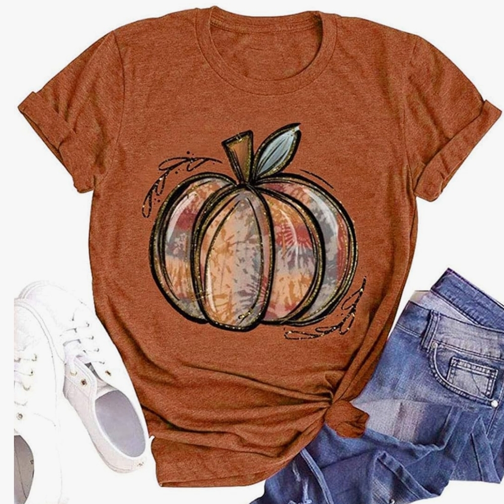 Rust Pumpkin Graphic Tee